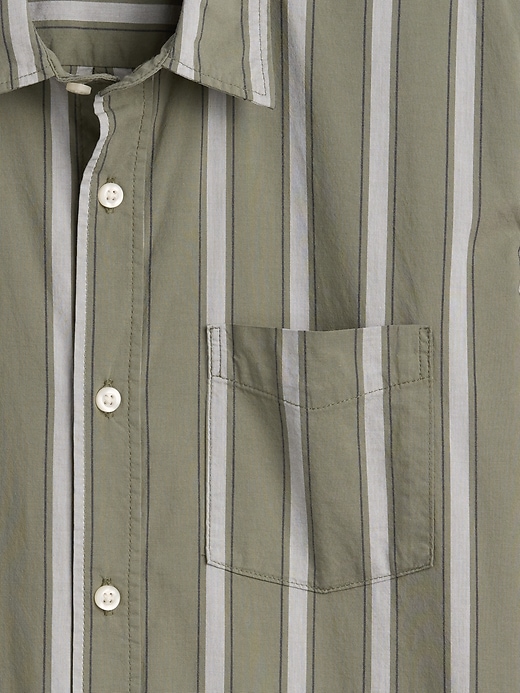 Image number 4 showing, Stretch Poplin Shirt in Standard Fit