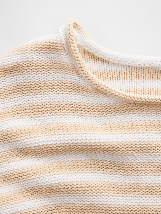 Image number 4 showing, Relaxed Stripe Rollneck Sweater