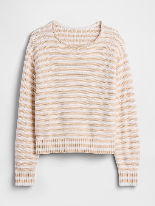 Image number 5 showing, Relaxed Stripe Rollneck Sweater