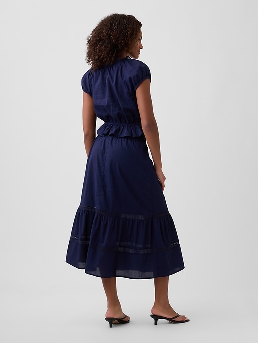 Image number 2 showing, Relaxed Tiered Maxi Skirt