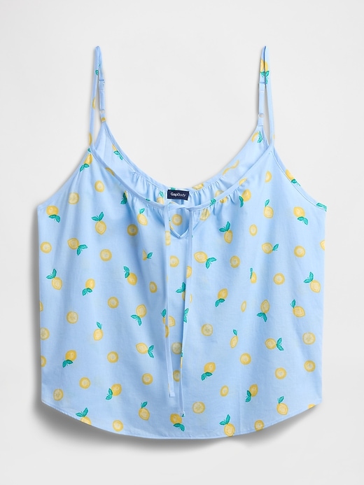 Image number 4 showing, Poplin PJ Cami