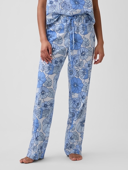 Image number 3 showing, Poplin PJ Pants
