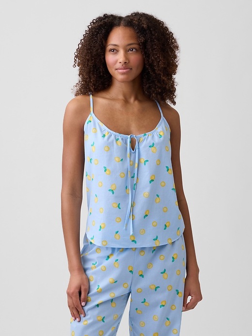 Image number 1 showing, Poplin PJ Cami