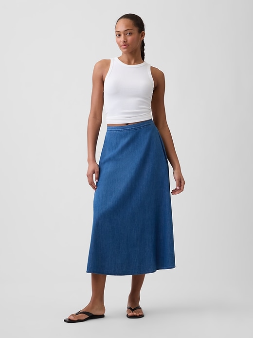 Image number 1 showing, Pull-On Maxi Skirt