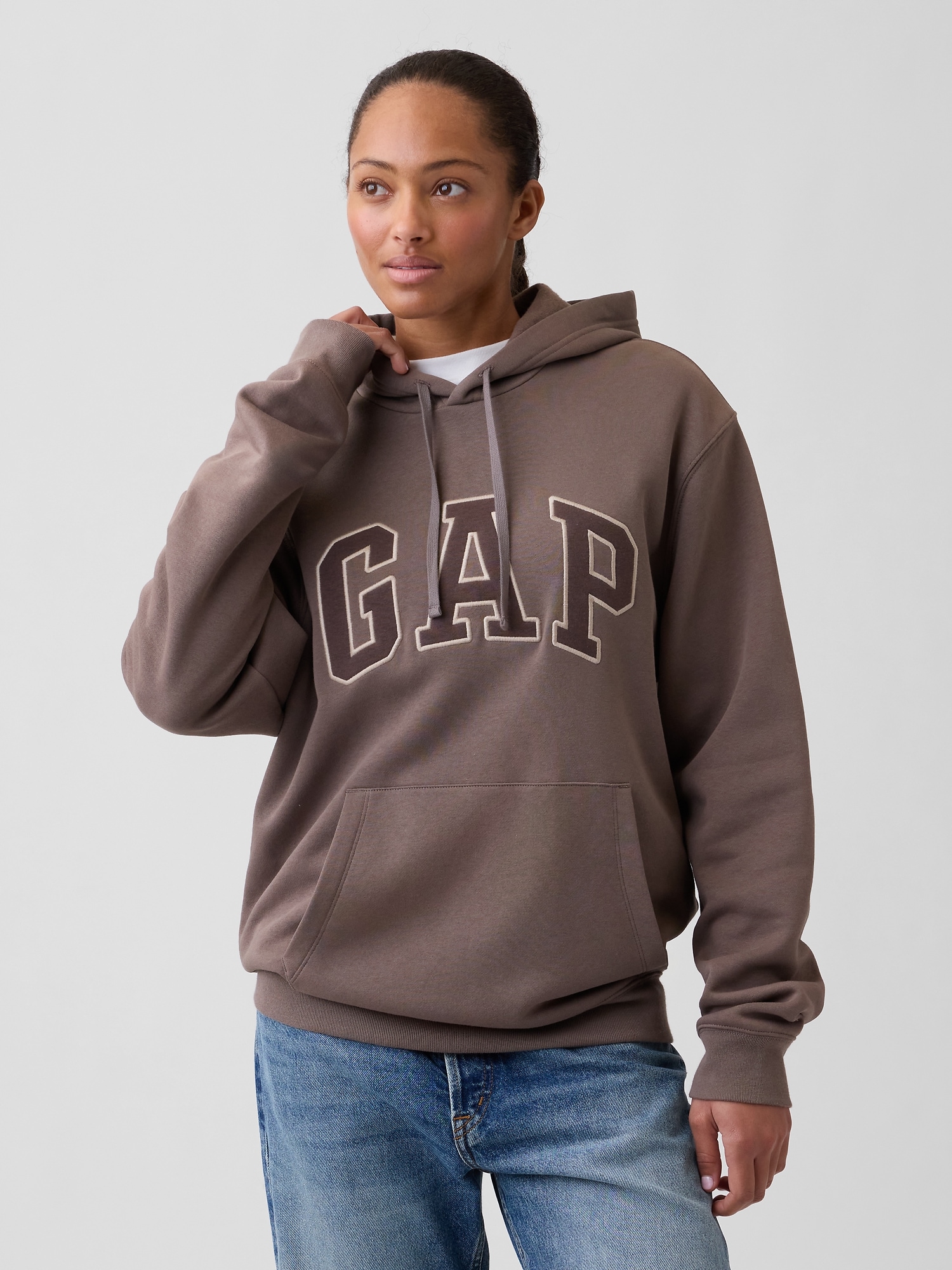 Relaxed Gap Logo Hoodie