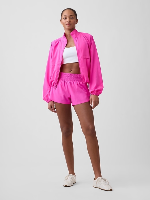 Image number 3 showing, GapFit Oversized Runaround Track Jacket