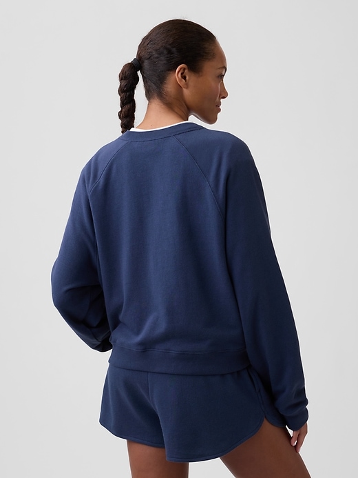 Image number 2 showing, Oversized French Terry Crewneck Sweatshirt