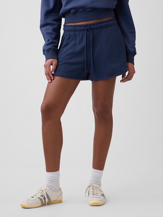 Image number 3 showing, Relaxed French Terry Dolphin Shorts