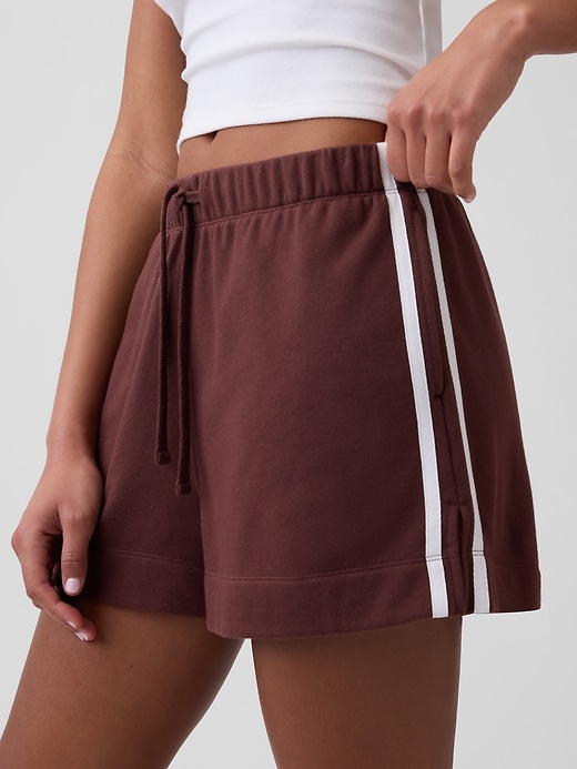 Image number 4 showing, Relaxed Stripe French Terry Shorts