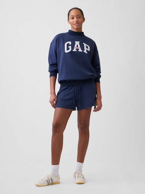 Relaxed French Terry Dolphin Shorts