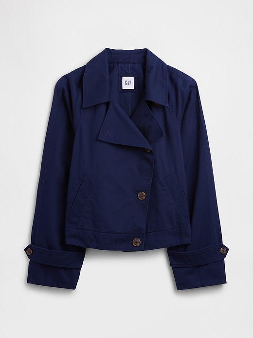 Image number 5 showing, Relaxed Cropped Trench Coat