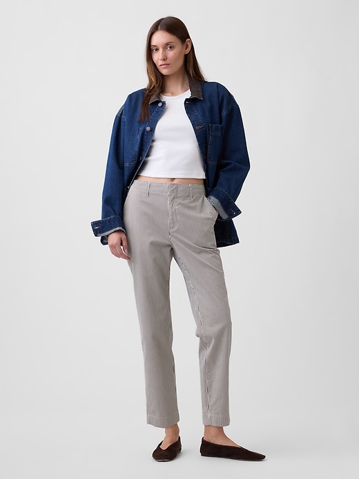 Image number 1 showing, Mid Rise Downtown Khakis