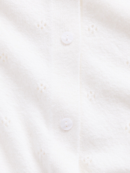 Image number 4 showing, CashSoft Pointelle Cardigan