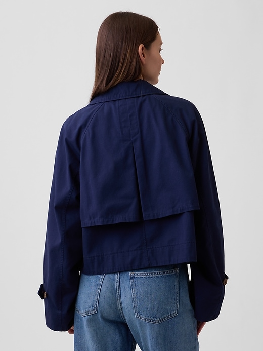 Image number 2 showing, Relaxed Cropped Trench Coat
