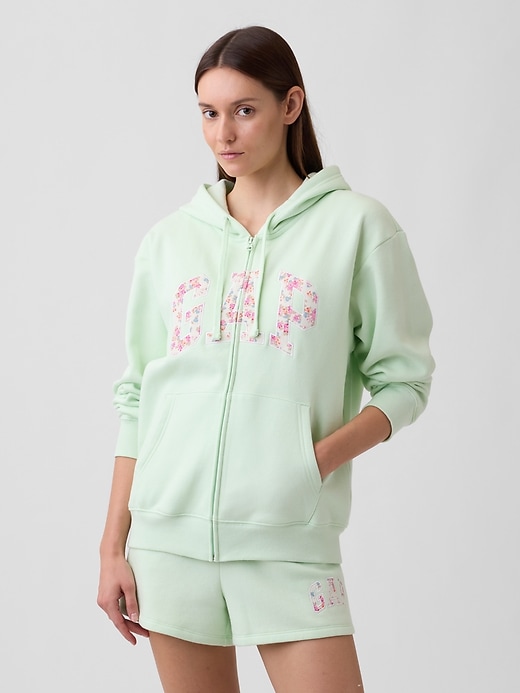 Image number 1 showing, Relaxed Gap Logo Zip Hoodie