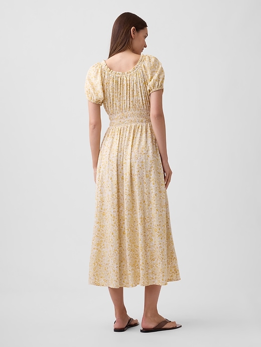 Image number 2 showing, Puff Sleeve Maxi Dress