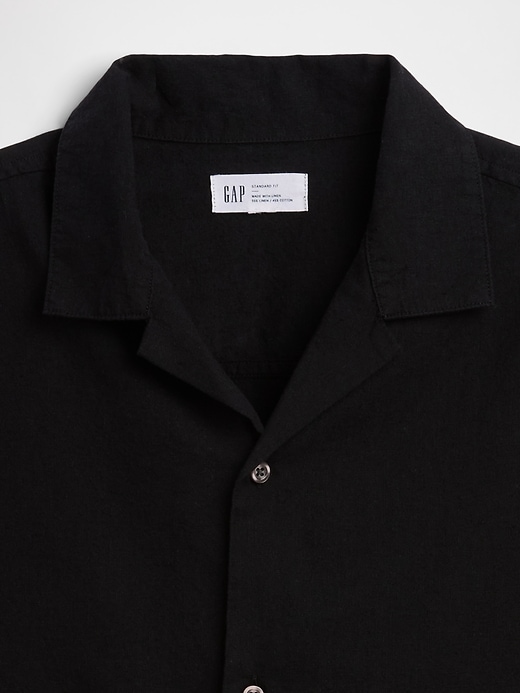 Image number 4 showing, Linen-Blend Vacay Shirt in Standard Fit