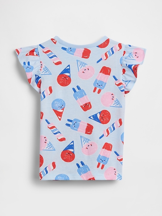 Image number 2 showing, babyGap Print Flutter Sleeve T-Shirt