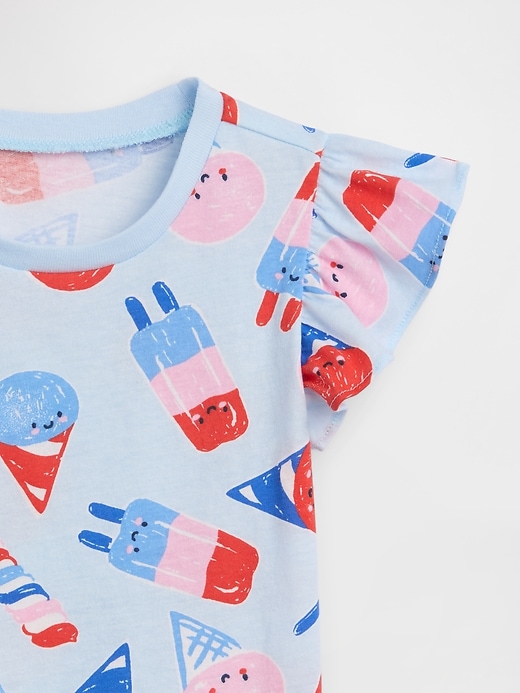 Image number 3 showing, babyGap Print Flutter Sleeve T-Shirt