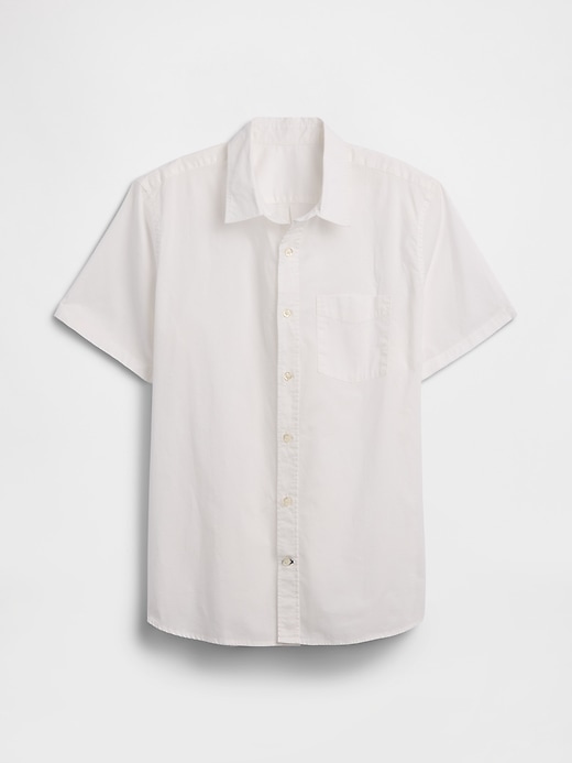 Image number 5 showing, Stretch Poplin Shirt in Standard Fit