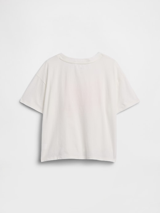 Image number 2 showing, Kids Oversized Knot-Tie Graphic T-Shirt