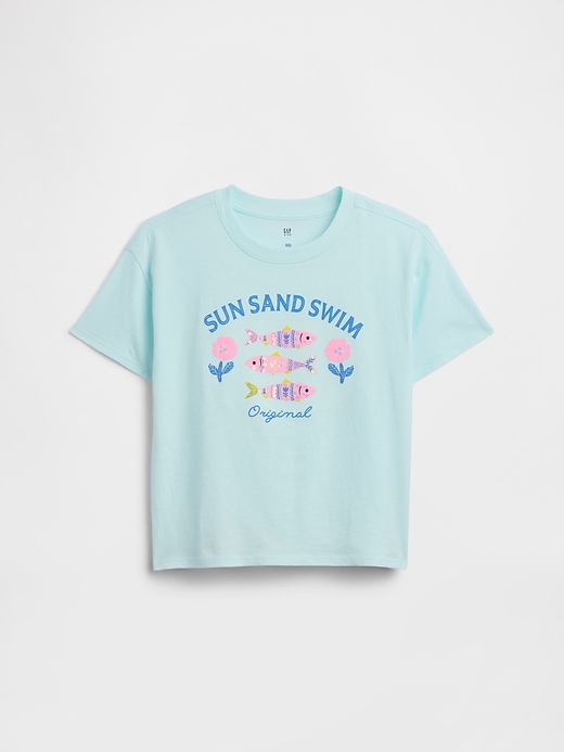 Image number 1 showing, Kids Relaxed Graphic T-Shirt