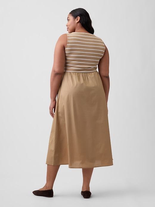 Image number 5 showing, Sleeveless Boatneck Midi Dress