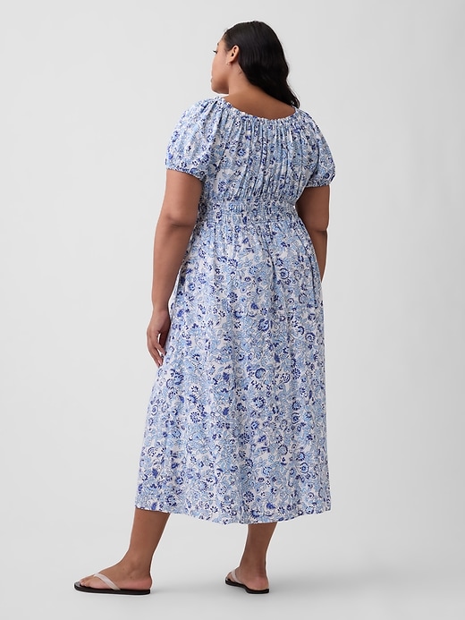 Image number 5 showing, Puff Sleeve Maxi Dress