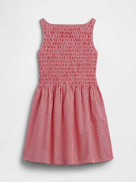 Image number 1 showing, Kids Smocked Poplin Dress