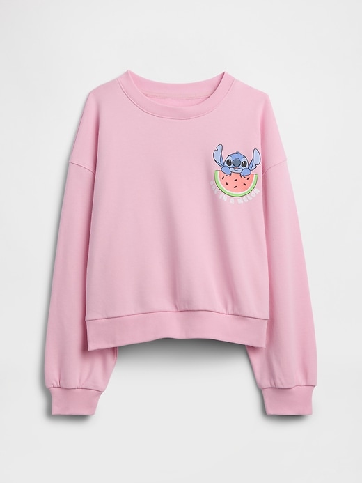 Image number 1 showing, GapKids × Disney Oversized Wedge Crewneck Sweatshirt