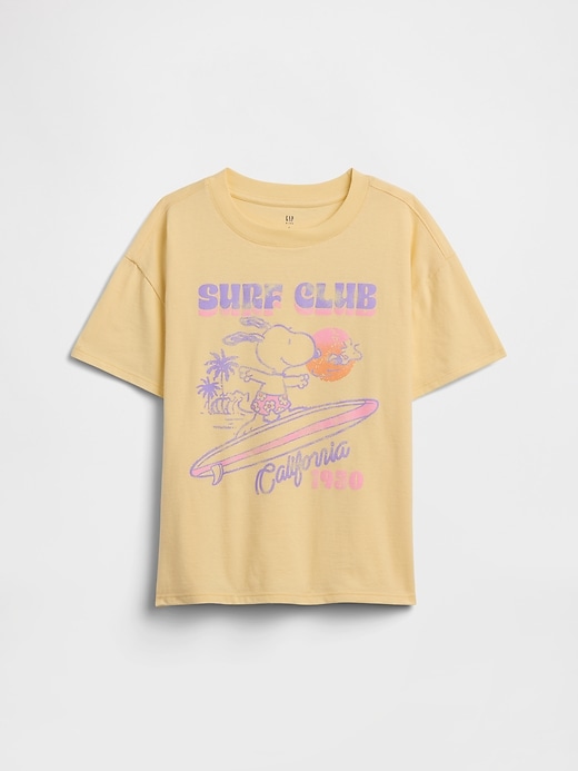 Image number 1 showing, GapKids Peanuts Oversized Logo T-Shirt