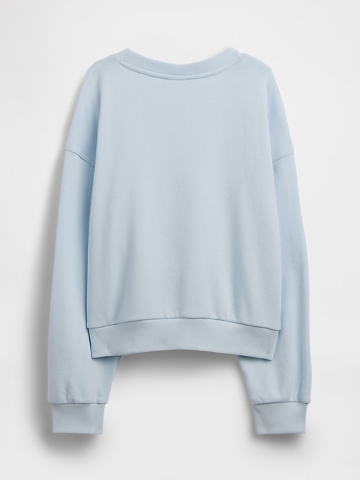 Image number 2 showing, Kids Oversized Wedge French Terry Sweatshirt