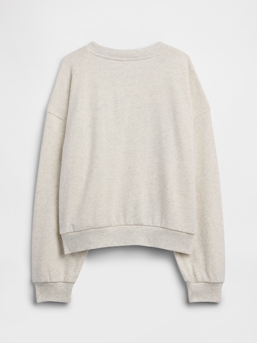 Image number 2 showing, Kids Oversized Wedge French Terry Sweatshirt