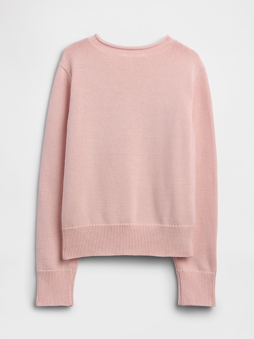 Image number 2 showing, Kids Relaxed Rollneck Intarsia Sweater