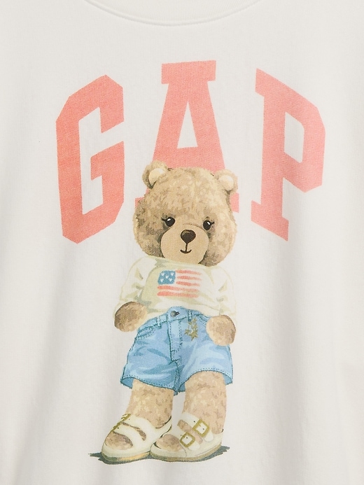 Image number 3 showing, Kids Oversized Wedge French Terry Sweatshirt