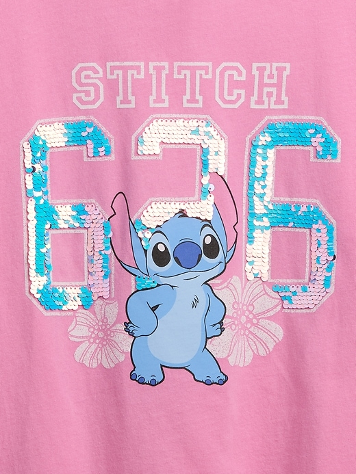 Image number 3 showing, GapKids × Disney Lilo and Stitch Oversized Graphic T-Shirt