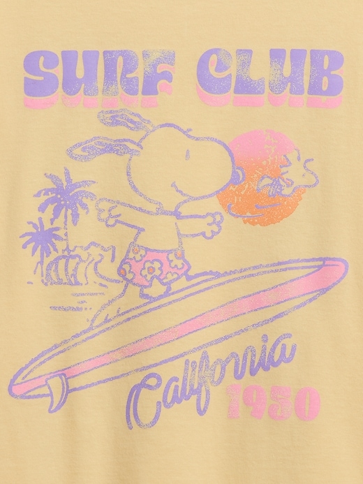 Image number 3 showing, GapKids Peanuts Oversized Logo T-Shirt