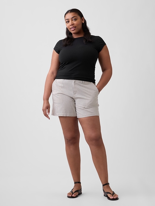 Image number 5 showing, 5" Mid Rise Downtown Khaki Shorts