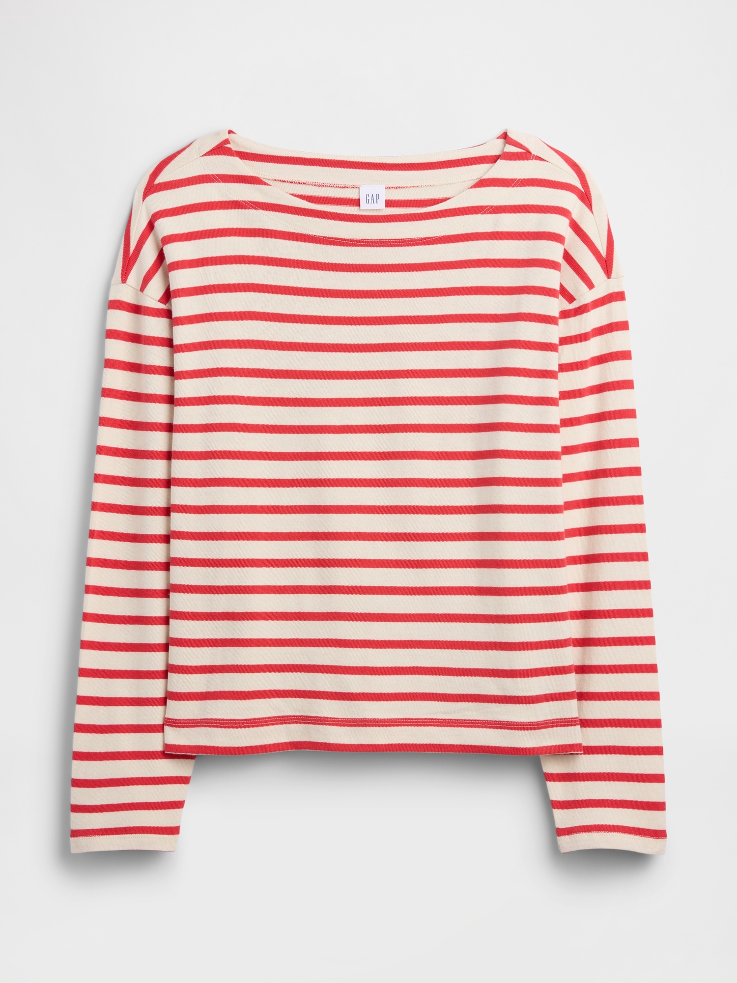 Stripe Boatneck Top
