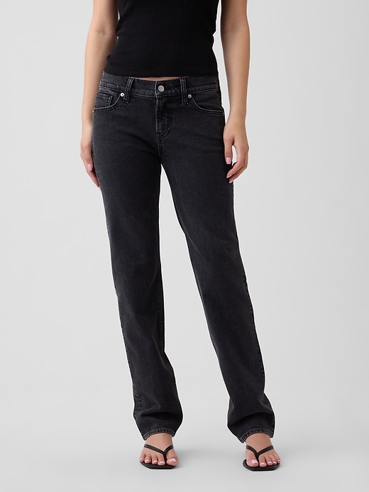Image number 2 showing, Low Rise '90s Straight Jeans