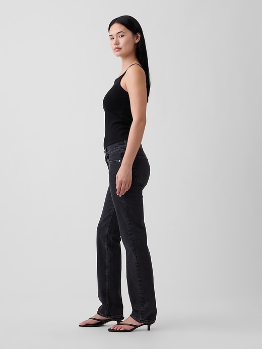 Image number 3 showing, Low Rise '90s Straight Jeans