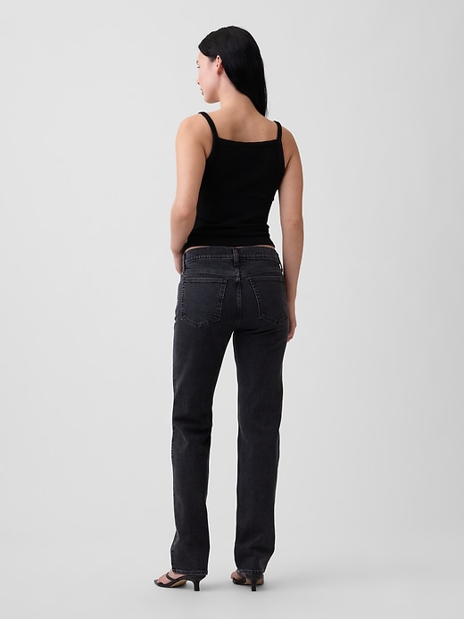 Image number 4 showing, Low Rise '90s Straight Jeans