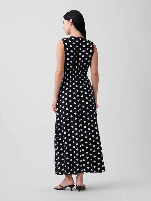 Image number 2 showing, Sleeveless Tie-Front Maxi Dress