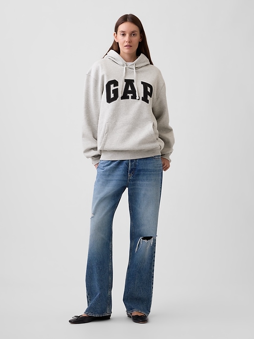 Image number 4 showing, Adult Relaxed Gap Logo Hoodie