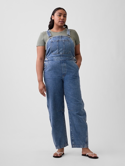 Image number 5 showing, Barrel Denim Overalls