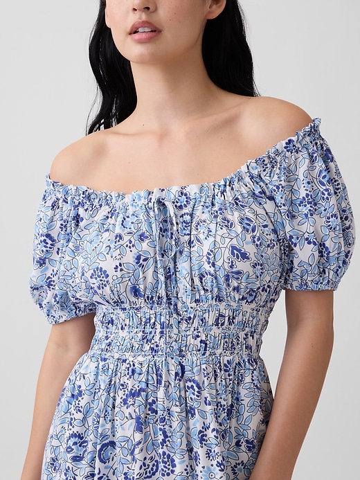 Image number 3 showing, Puff Sleeve Maxi Dress