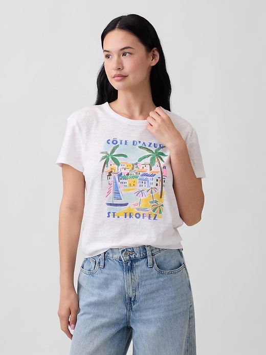 Image number 1 showing, ForeverSoft Relaxed Crewneck T-Shirt