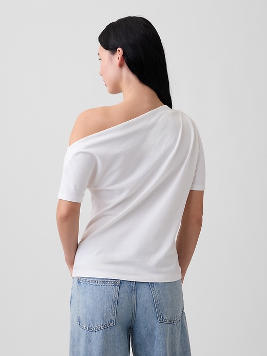 Image number 2 showing, Stretch Jersey One-Shoulder Top