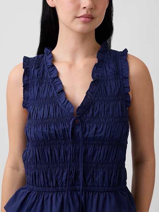 Image number 4 showing, Smocked Sleeveless Top