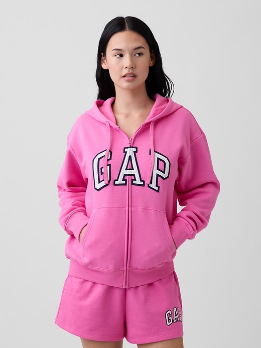Image number 1 showing, Relaxed Gap Logo Zip Hoodie